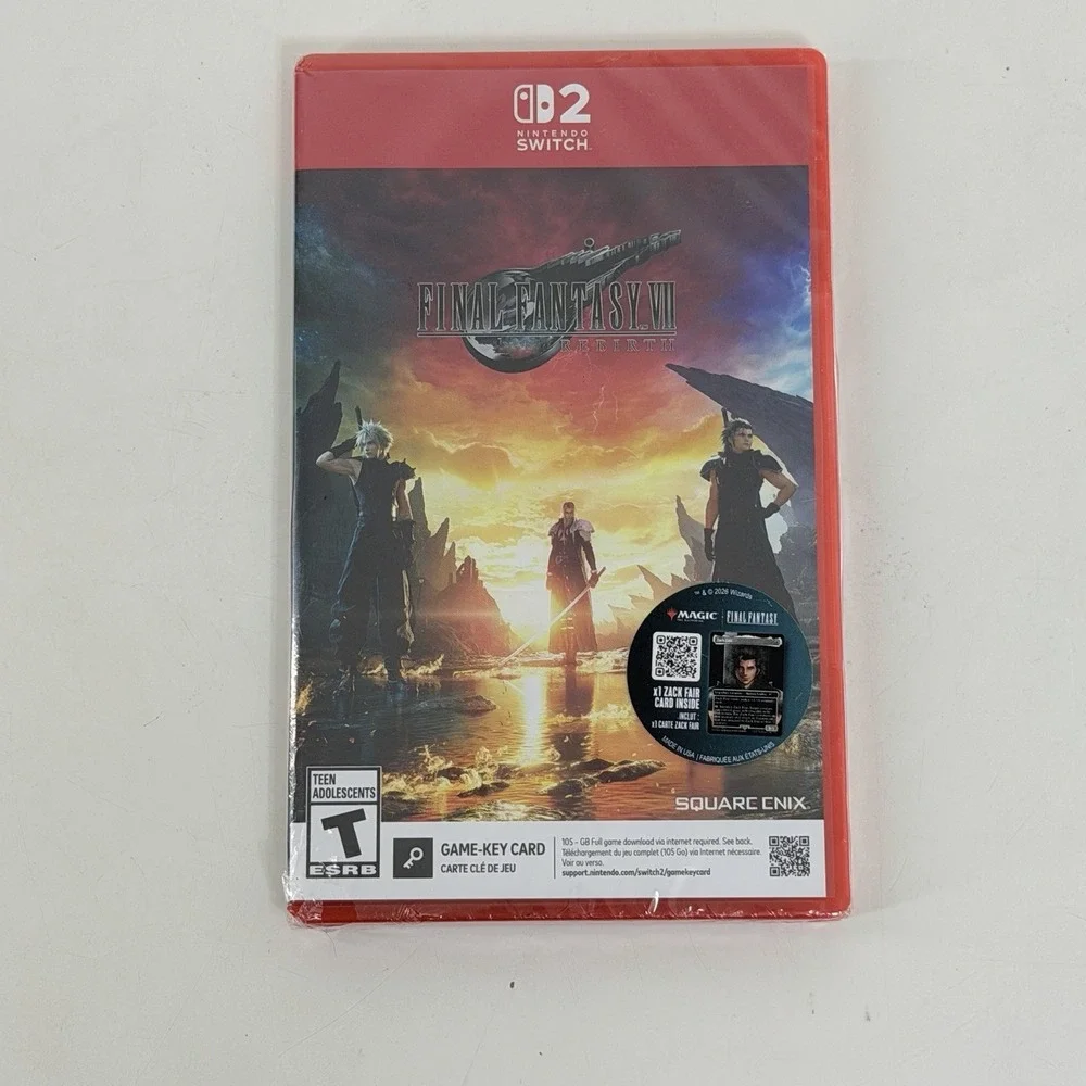 Final Fantasy VII Rebirth Day One Edition - (Nintendo Switch 2) NEW SEALED